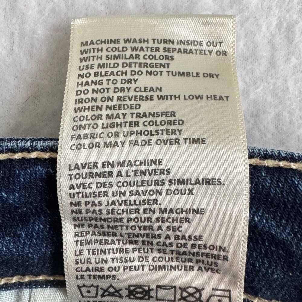 L' AGENCE High Rise Skinny Vintage Destruct Jeans Sz. 26 - Picture 6 of 10